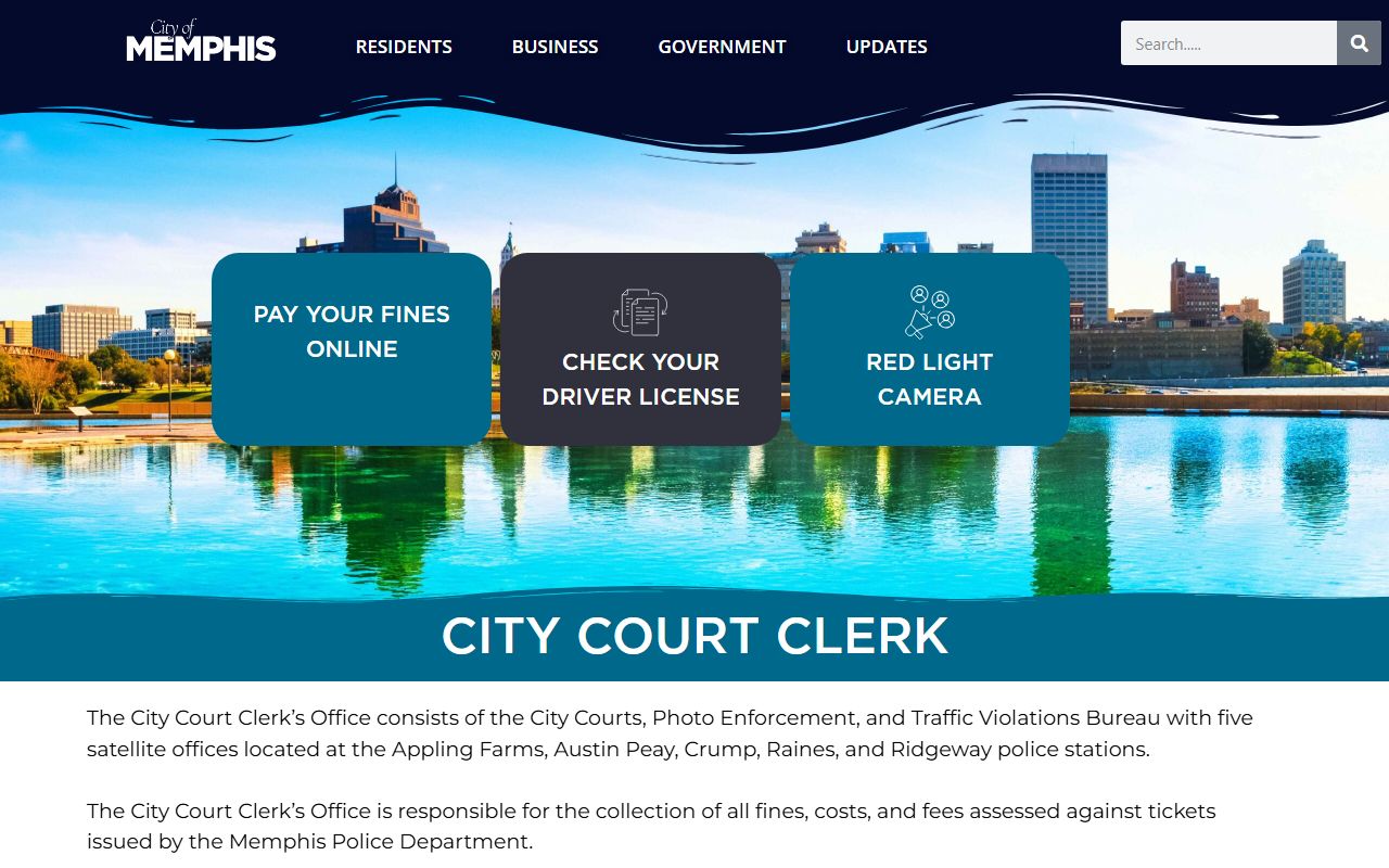 Memphis traffic ticket records and city court source image