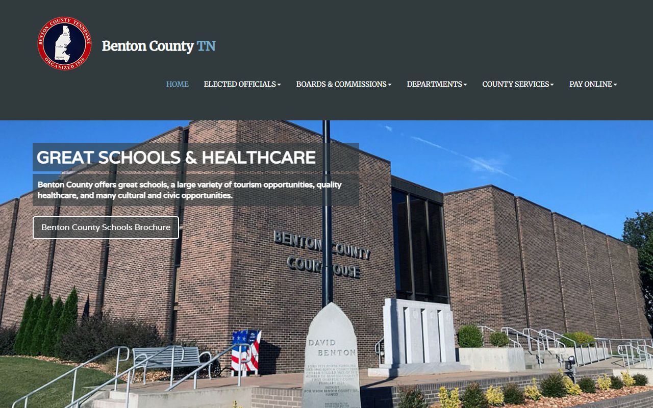 Benton County traffic ticket records county government site