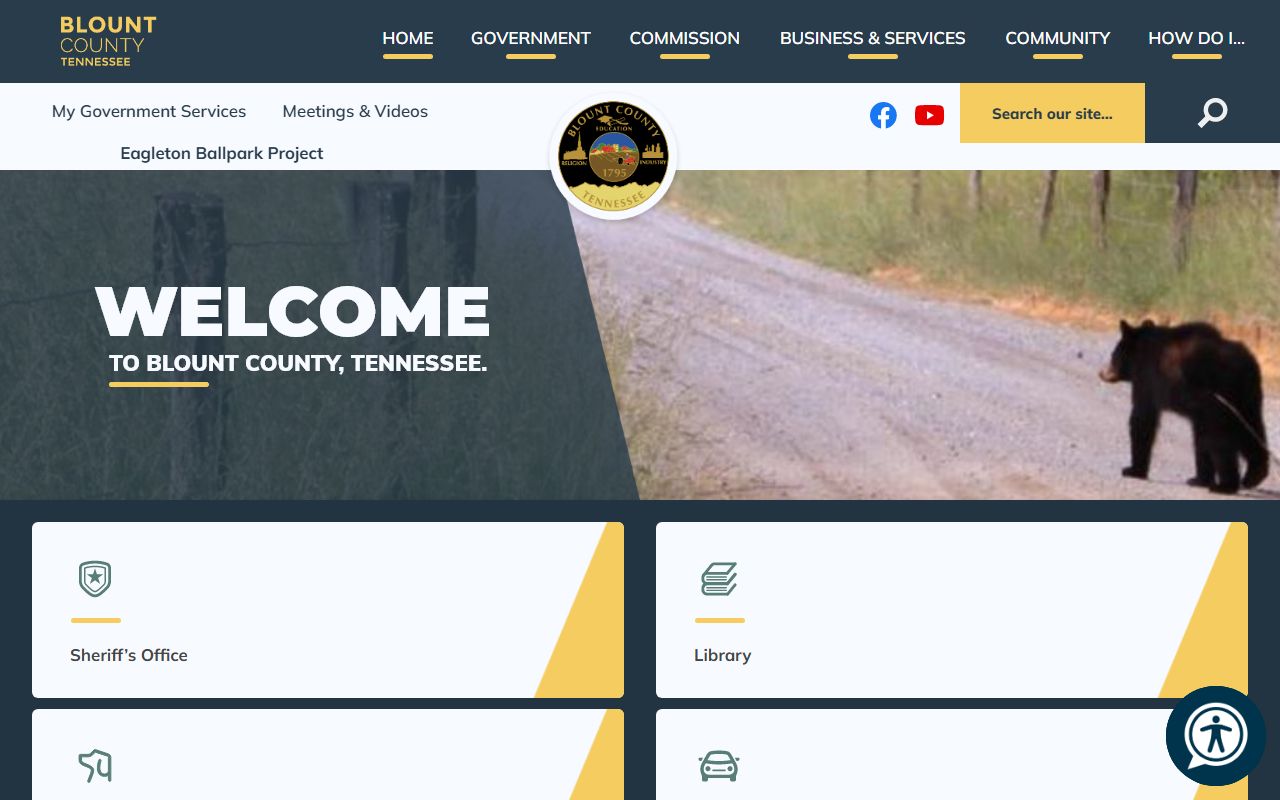 Blount County traffic ticket records at the county government website