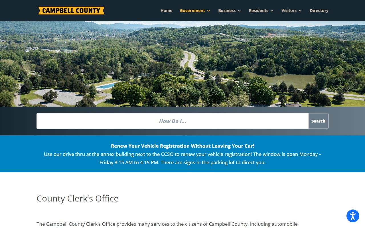 Campbell County traffic ticket records county clerk website