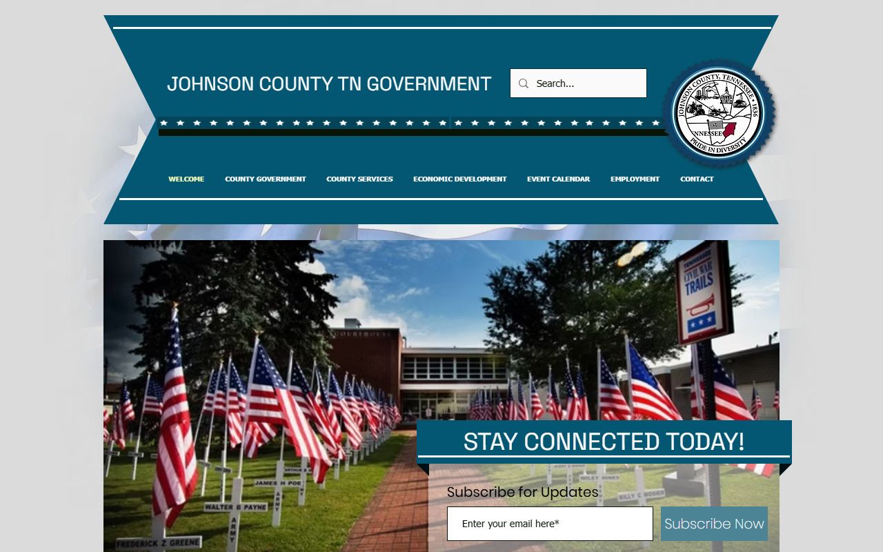 Johnson County traffic ticket records at the county government website