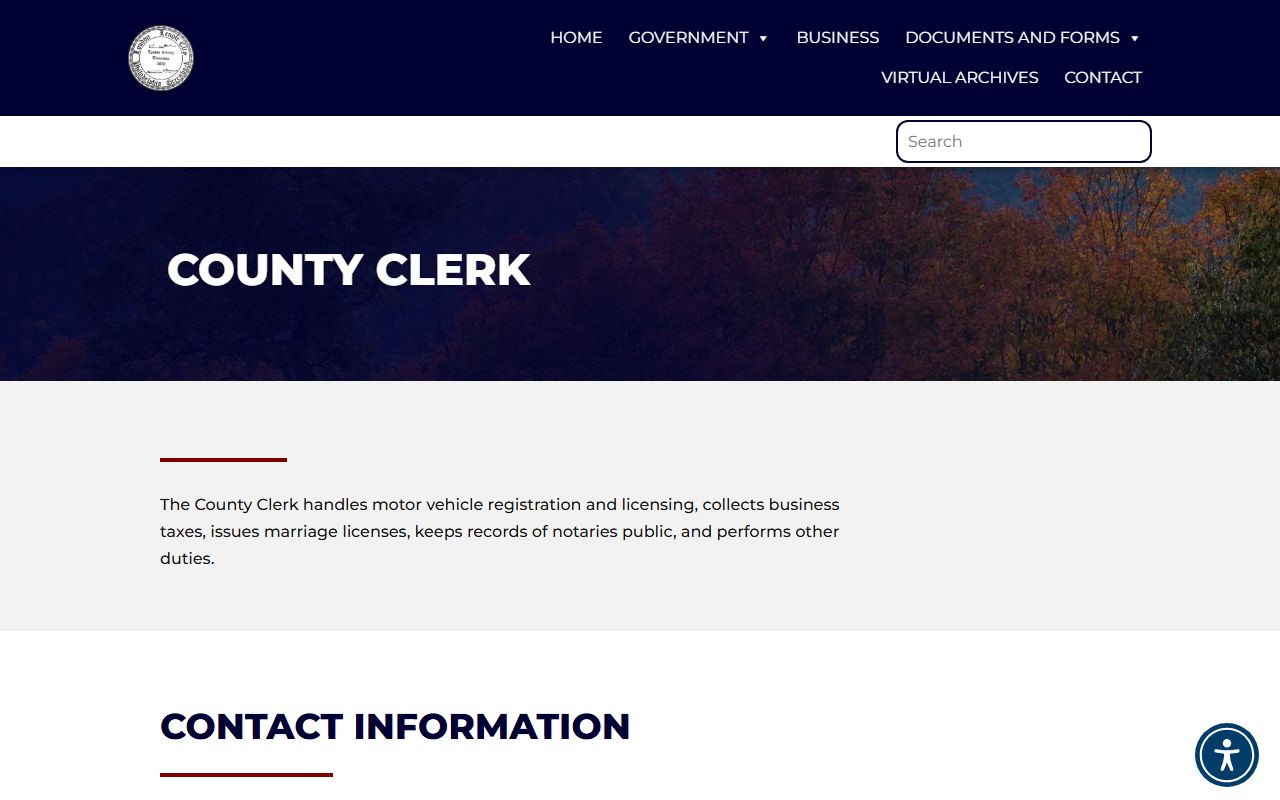 Loudon County traffic ticket records at the county clerk website