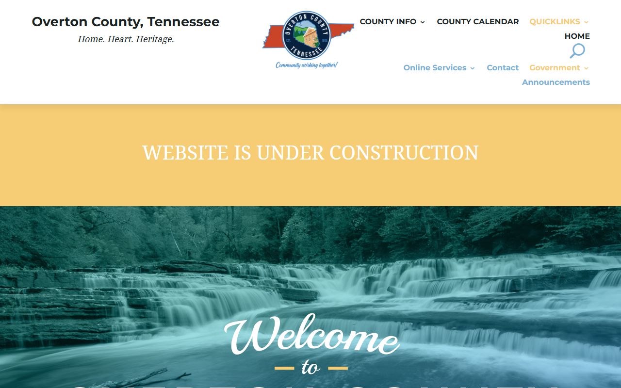 Overton County traffic ticket records at the county government website