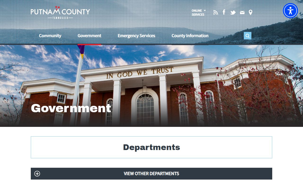 Putnam County traffic ticket records at the county clerk website