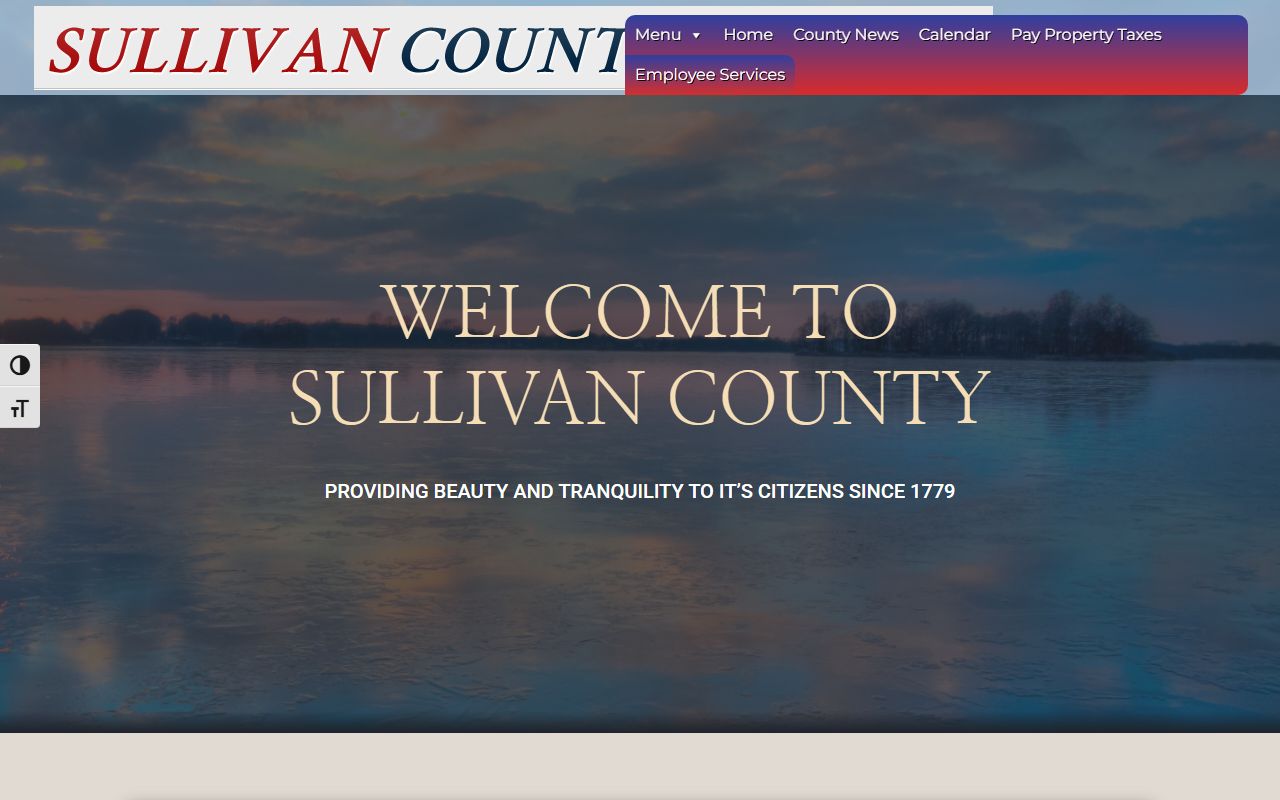 Sullivan County traffic ticket records at the county government website